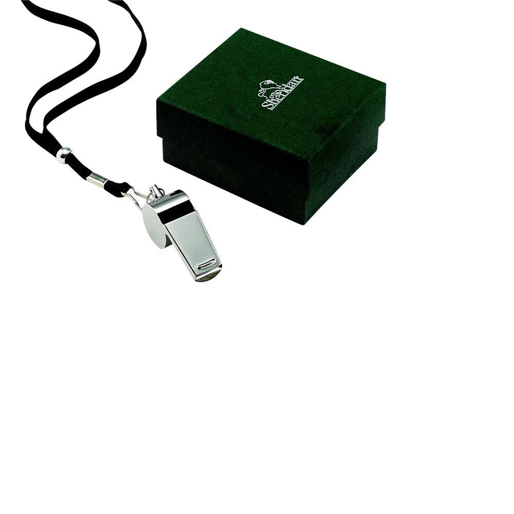 Stainless Steel Coach's Whistle with Lanyard-1