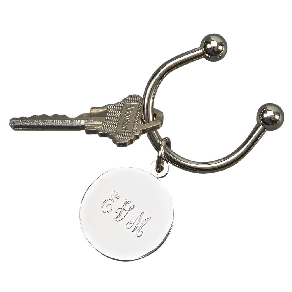 Disc Shaped Keychain-1