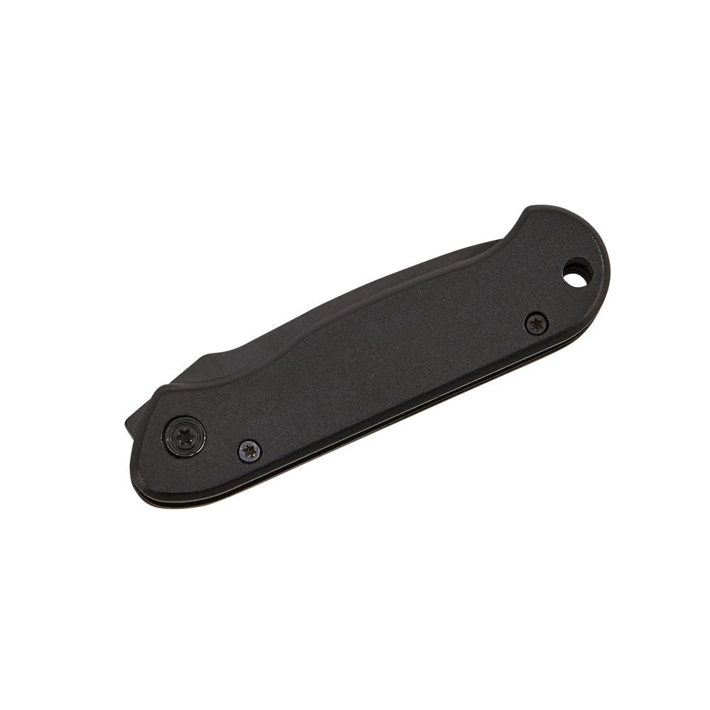 All Black Locking Pocket Knife 3.5" L Closed-3